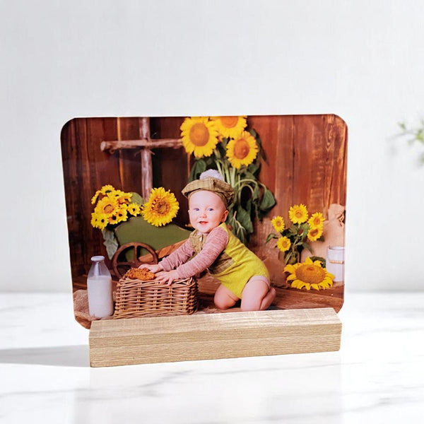 ACRILICO 13X18 BASE MADERA