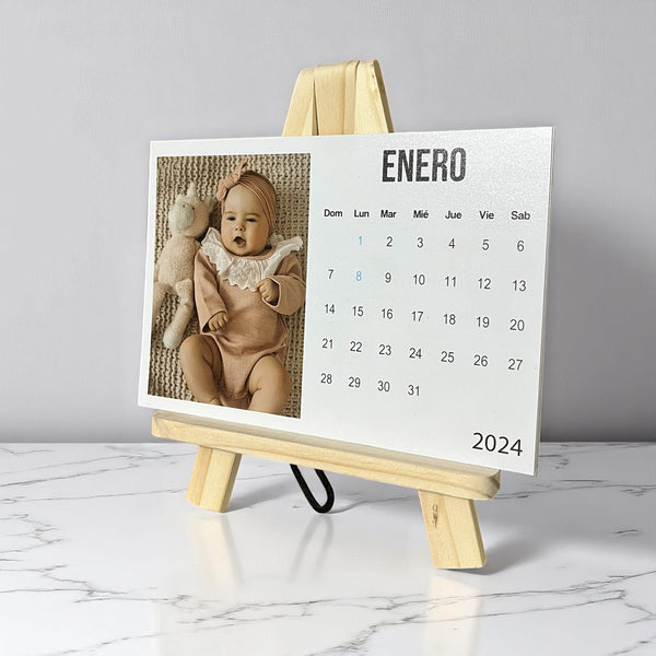 Calendario en caballete