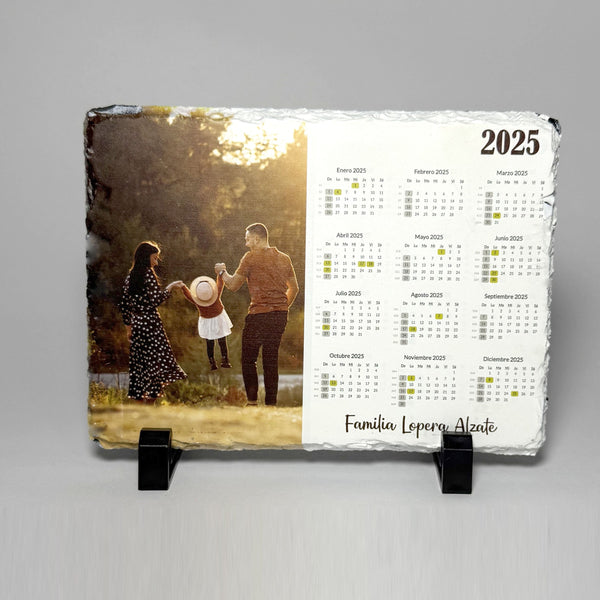 Calendario en piedra